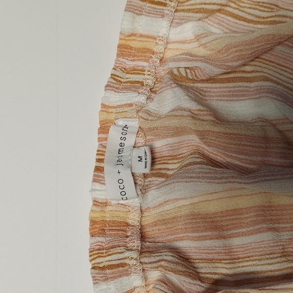 Coco + Jameson Striped Off The Shoulder Top and flowy Dress👗2pcs - Picture 9 of 12